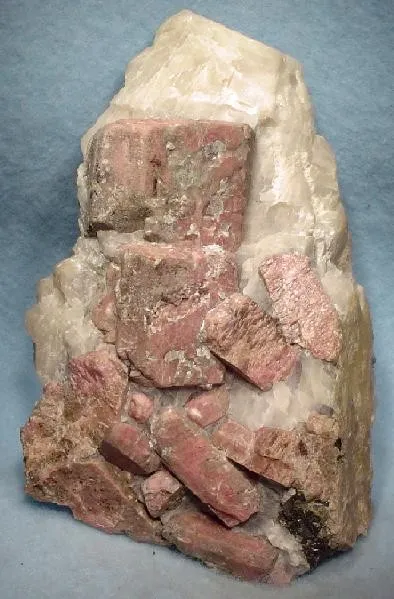 Rhodonite, Calcite - image 1