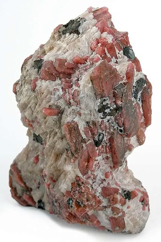 Rhodonite, Calcite And Franklinite image