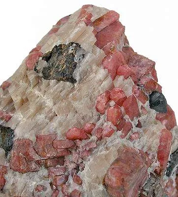 Rhodonite, Calcite And Franklinite - image 4
