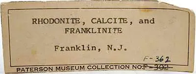 Rhodonite, Calcite And Franklinite - image 2