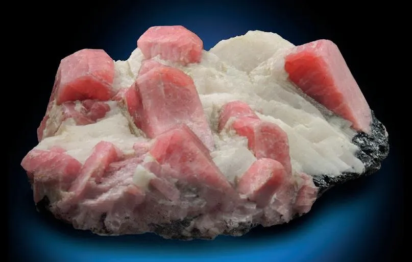 Rhodonite, Calcite, Franklinite - image 1