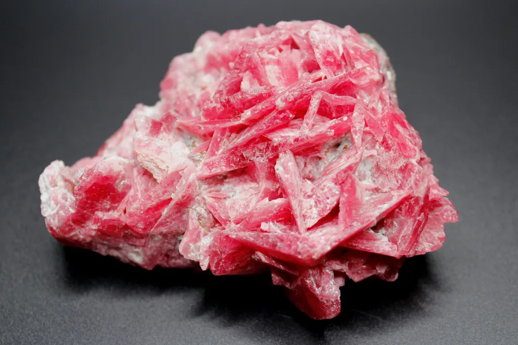 Rhodonite crystal cluster - image 2