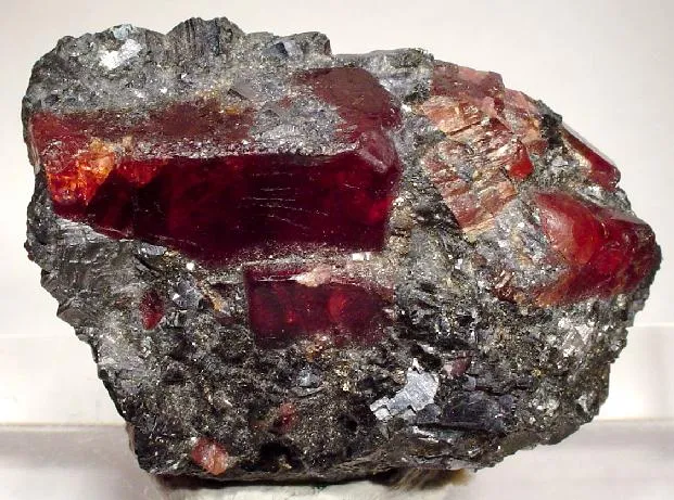 Rhodonite, Galena - image 1