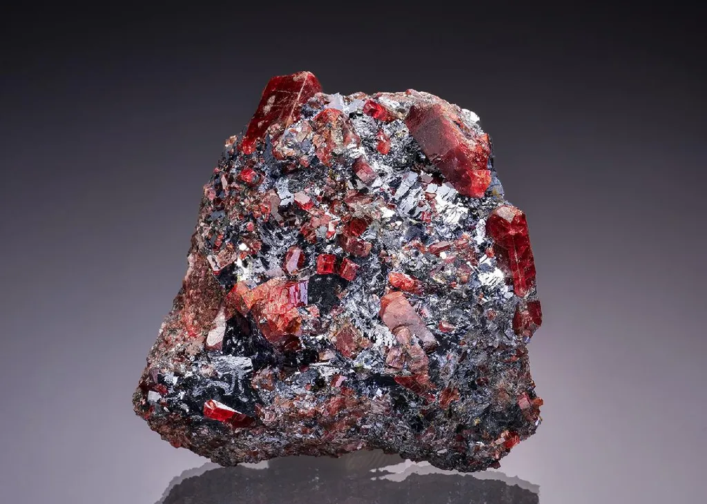 Rhodonite in Galena image