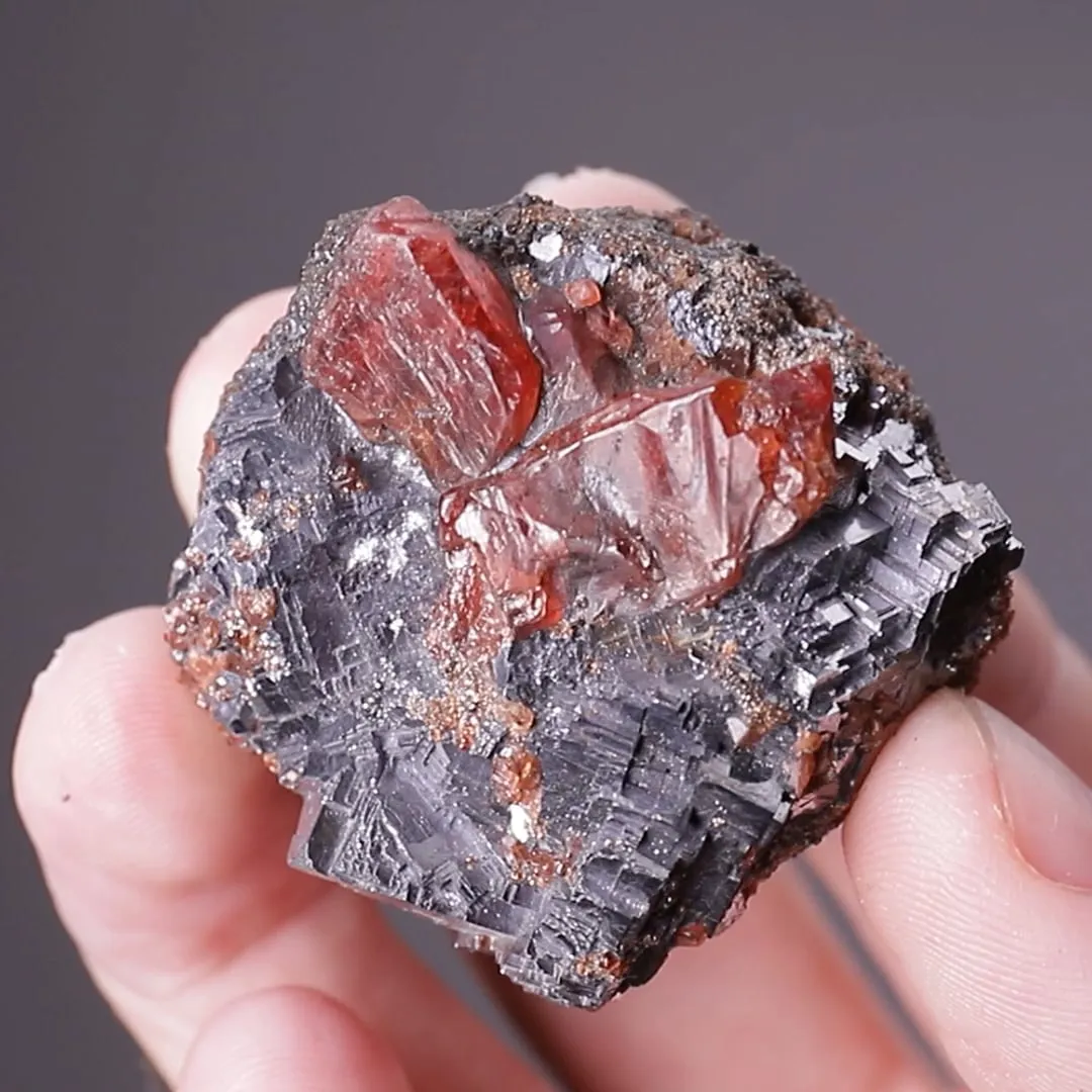 Rhodonite in Galena - image 2