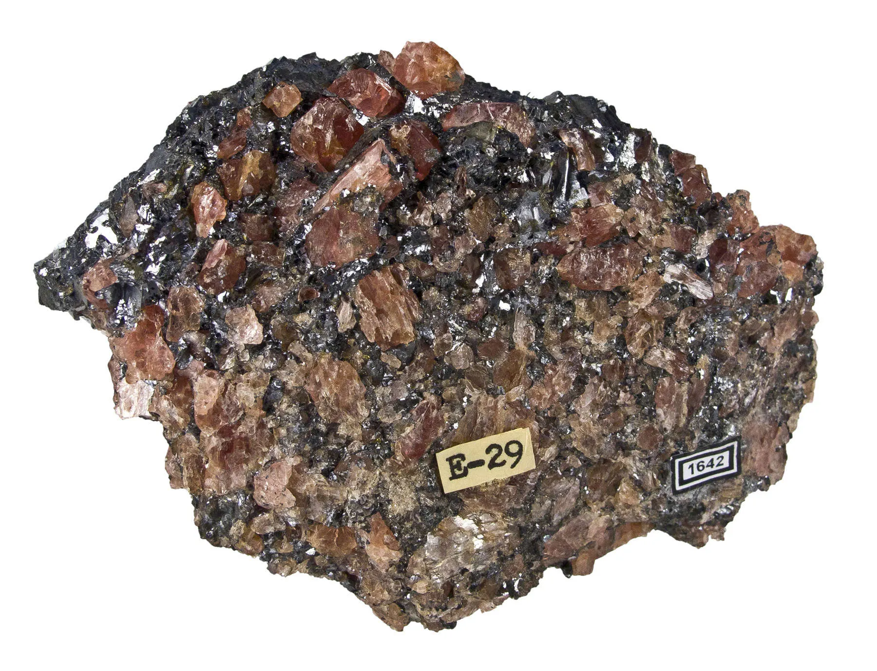 Rhodonite in Galena - image 9