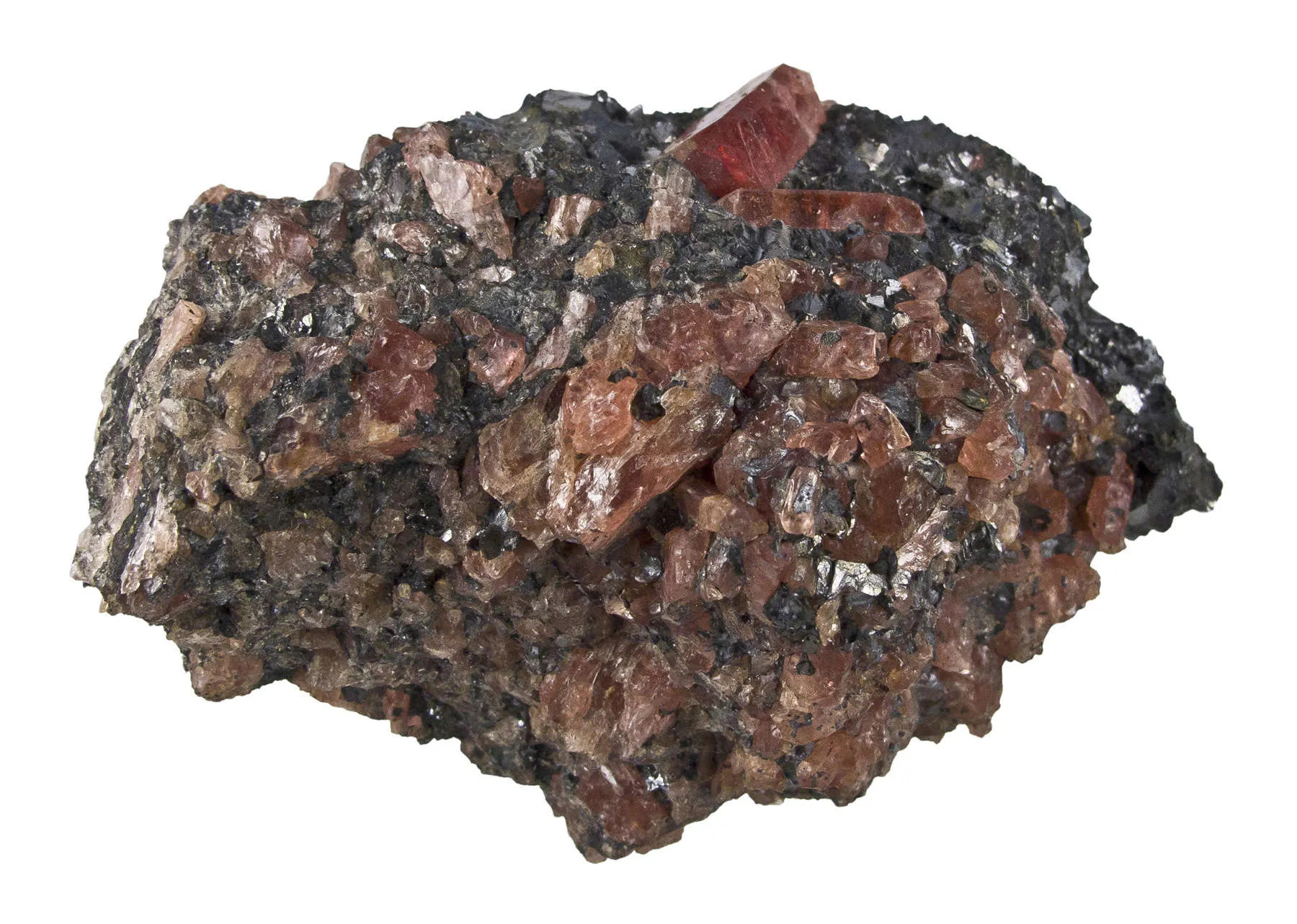 Rhodonite in Galena - image 2