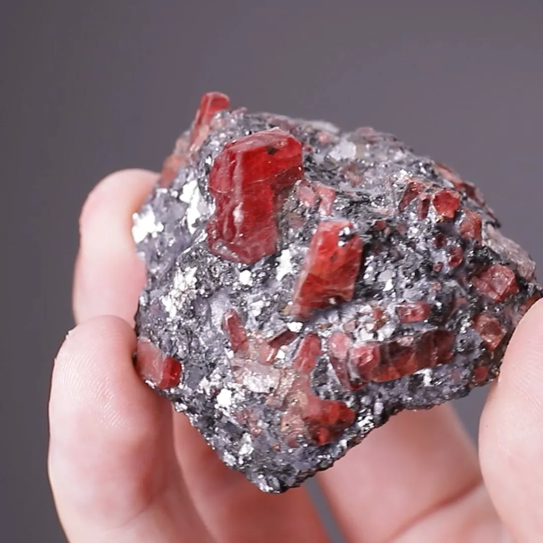 Rhodonite in Galena - image 2