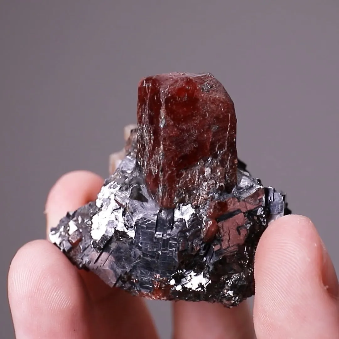 Rhodonite in Galena - image 2