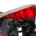 Rhodonite on Galena - image 2