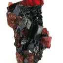 Rhodonite on Galena - image 1