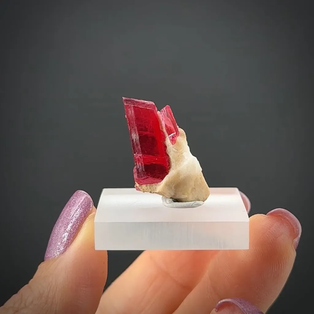 Rhodonite with Calcite - image 2
