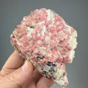 Rhodonite with Calcite, Franklinite - image 2