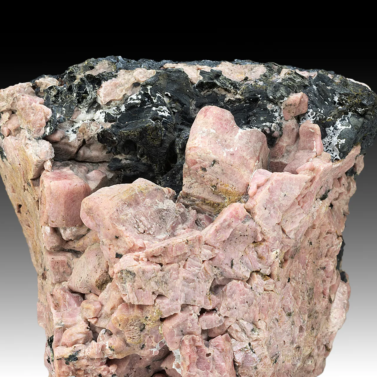 Rhodonite with Franklinite - image 1