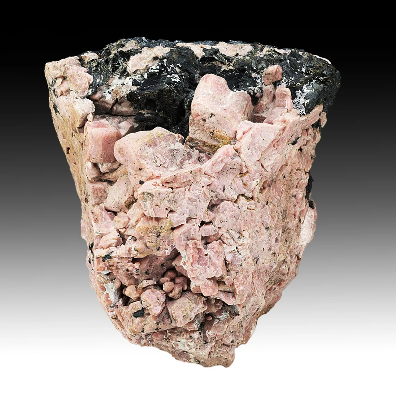 Rhodonite with Franklinite - image 2