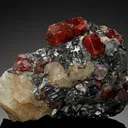 Rhodonite with Galena - image 1