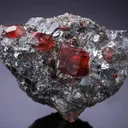 Rhodonite with Galena - image 1