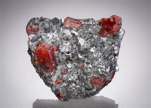 Rhodonite with Galena image