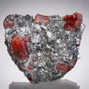 Rhodonite with Galena - image 1