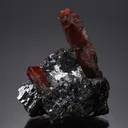 Rhodonite with Galena - image 1
