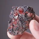 Rhodonite with Galena - image 2