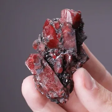 Rhodonite with Galena