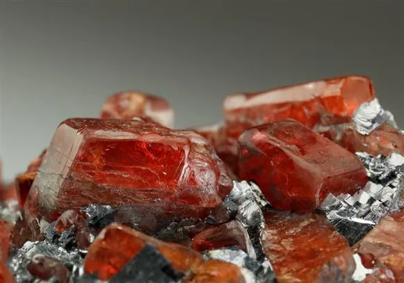 Rhodonite with Galena - image 1
