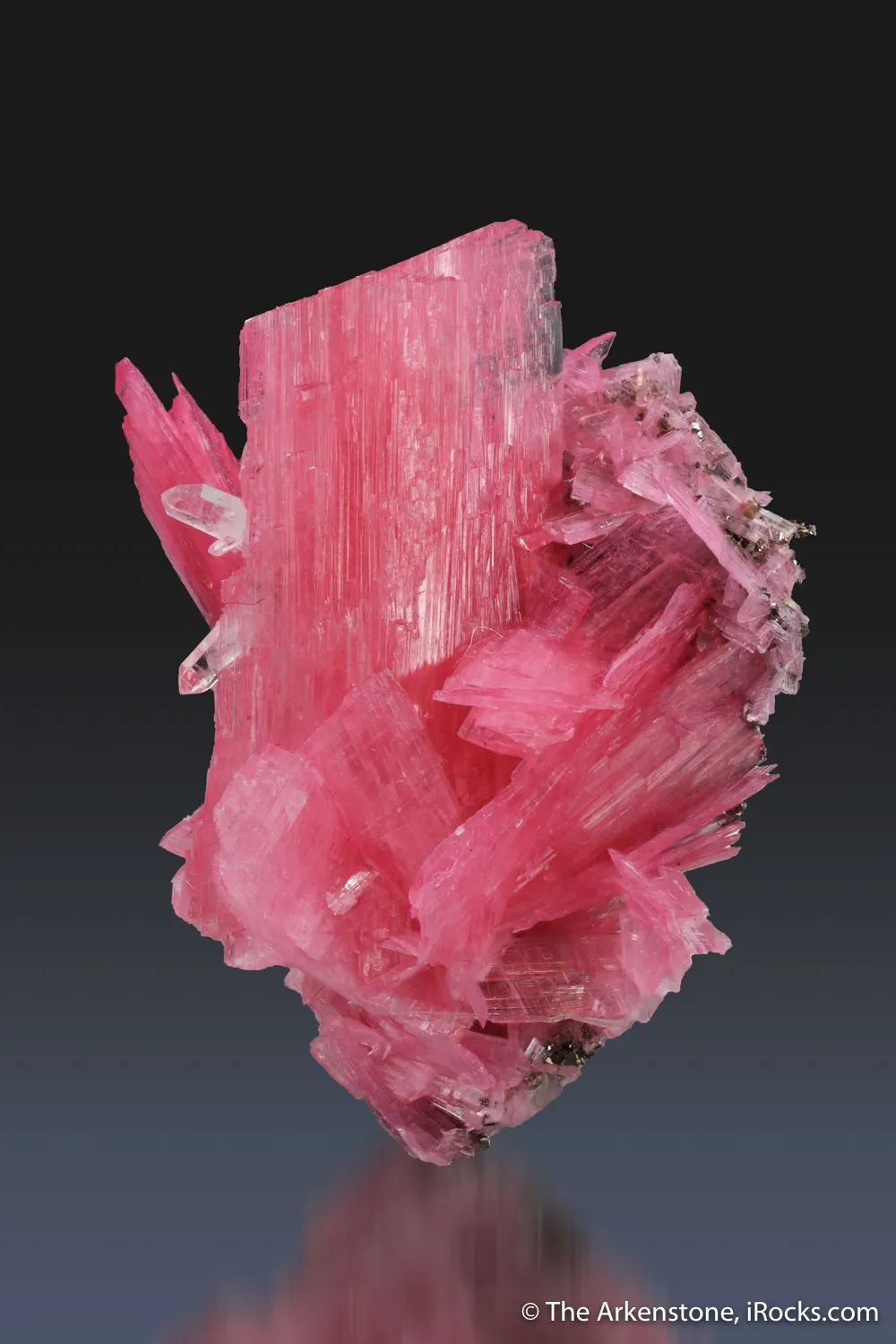 Rhodonite with Quartz and Pyrite - image 1