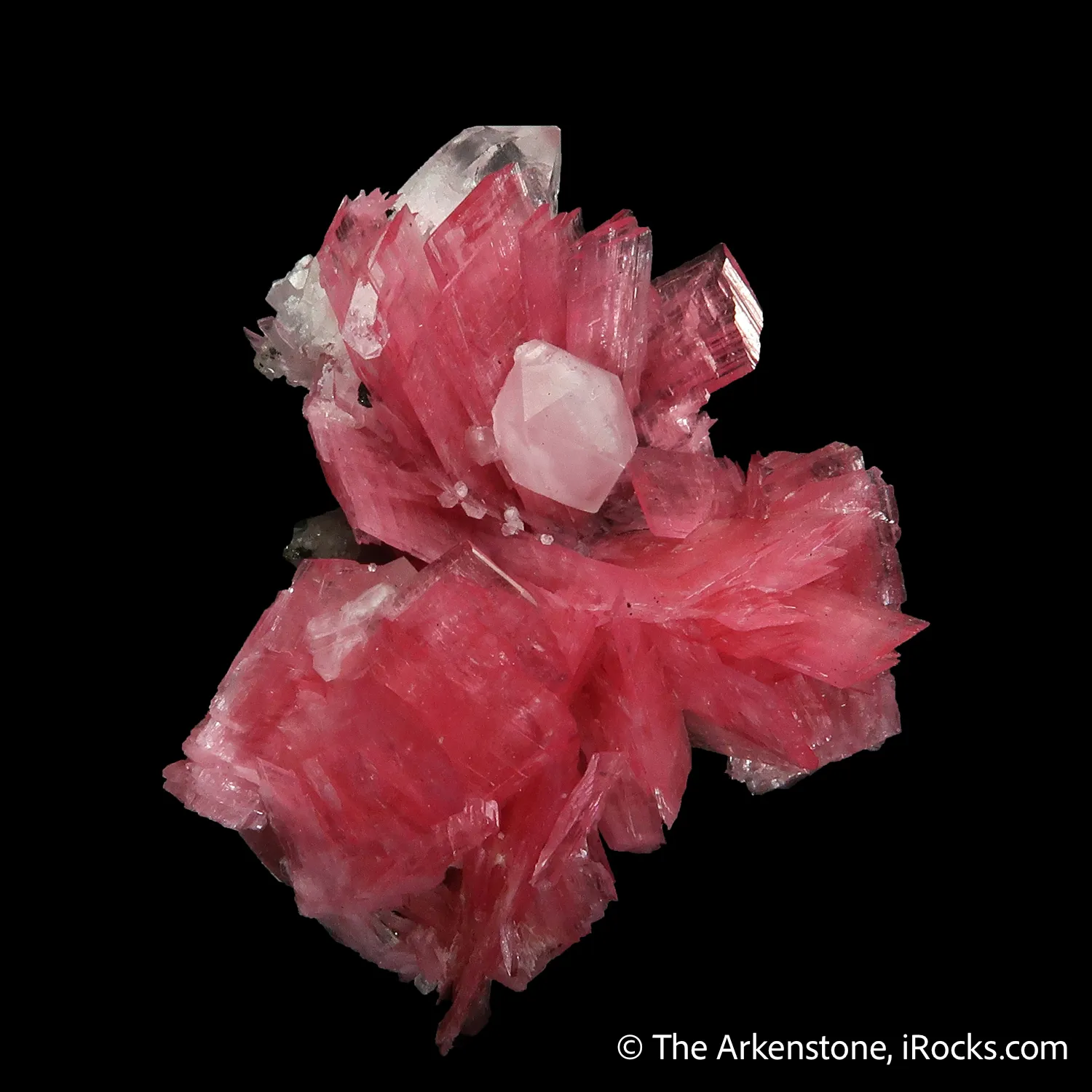 Rhodonite with Quartz, Calcite and Pyrite - image 4