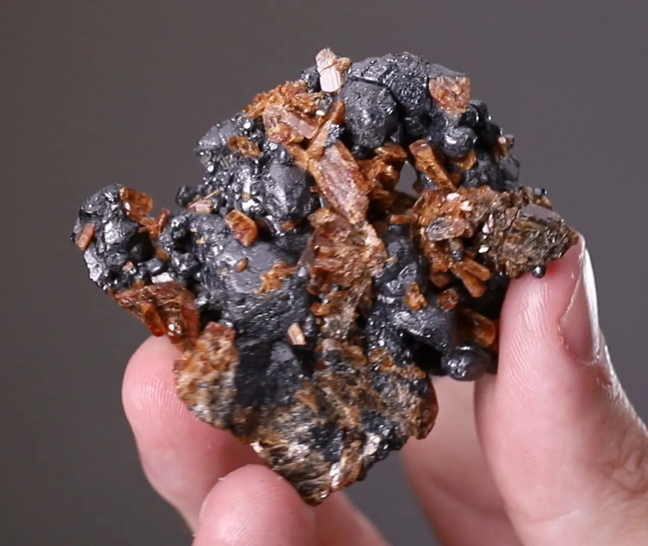 Richterite with Braunite - image 2