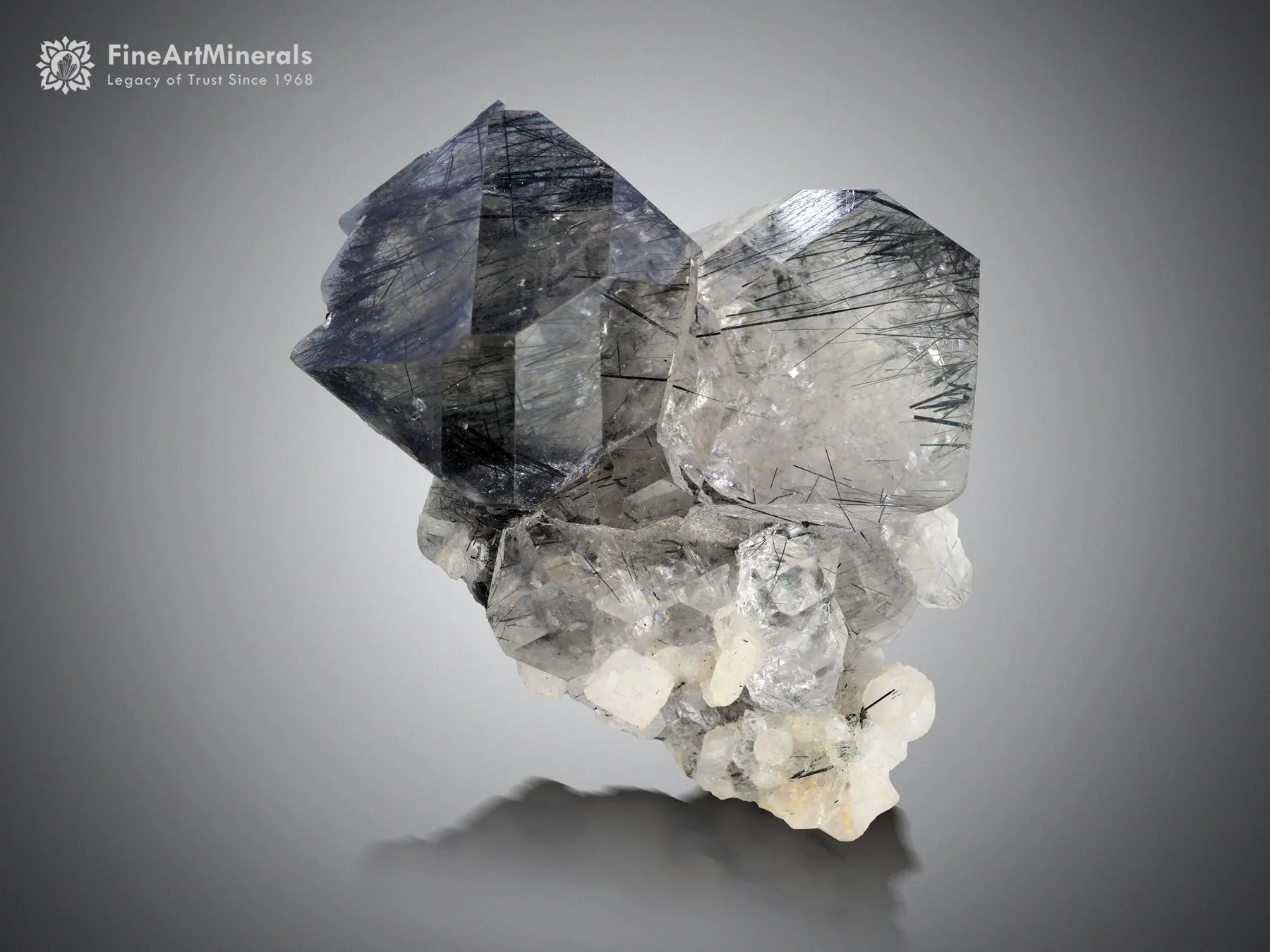 Riebeckite Included Quartz from Zagi Mountain Pakistan - image 1