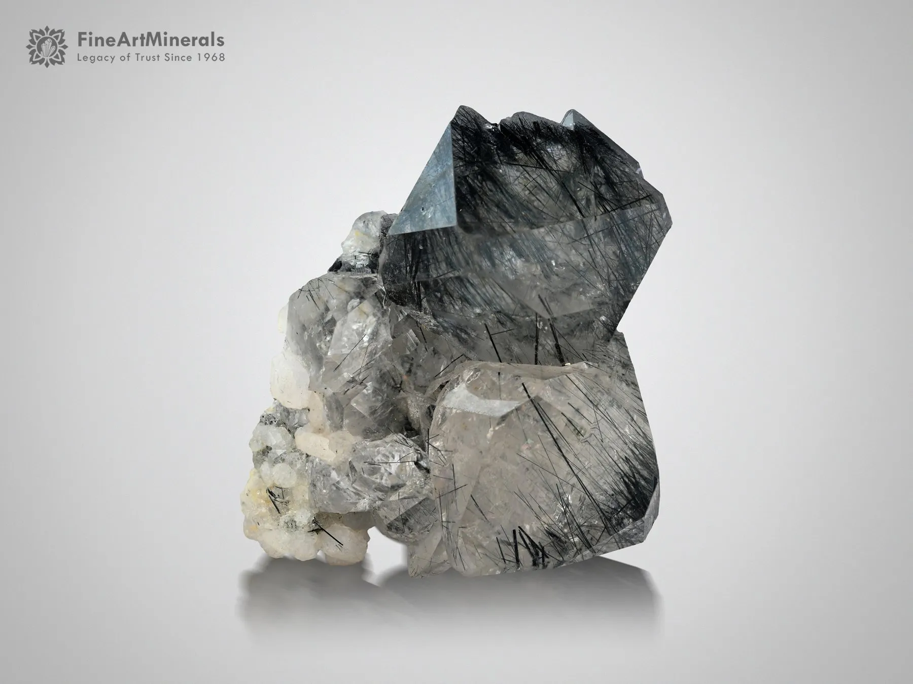 Riebeckite Included Quartz from Zagi Mountain Pakistan - image 2