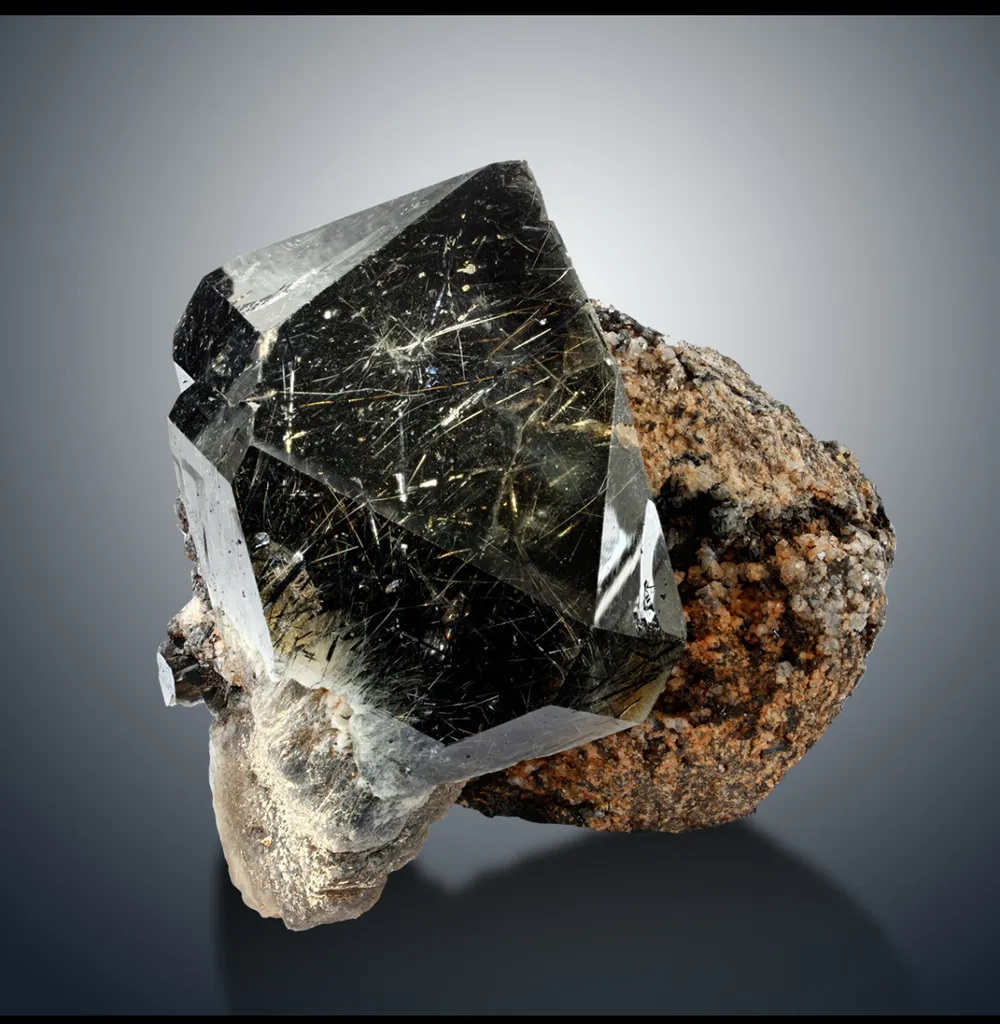 Riebeckite Quartz from Pakistan image