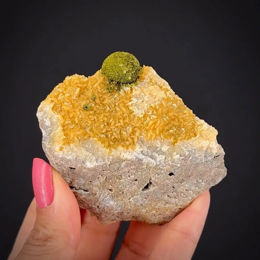 Rodalquilarite with Alunite, Jarosite & Quartz - image 2