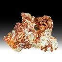 Romerite with Goslarite, Chalcanthite - image 1