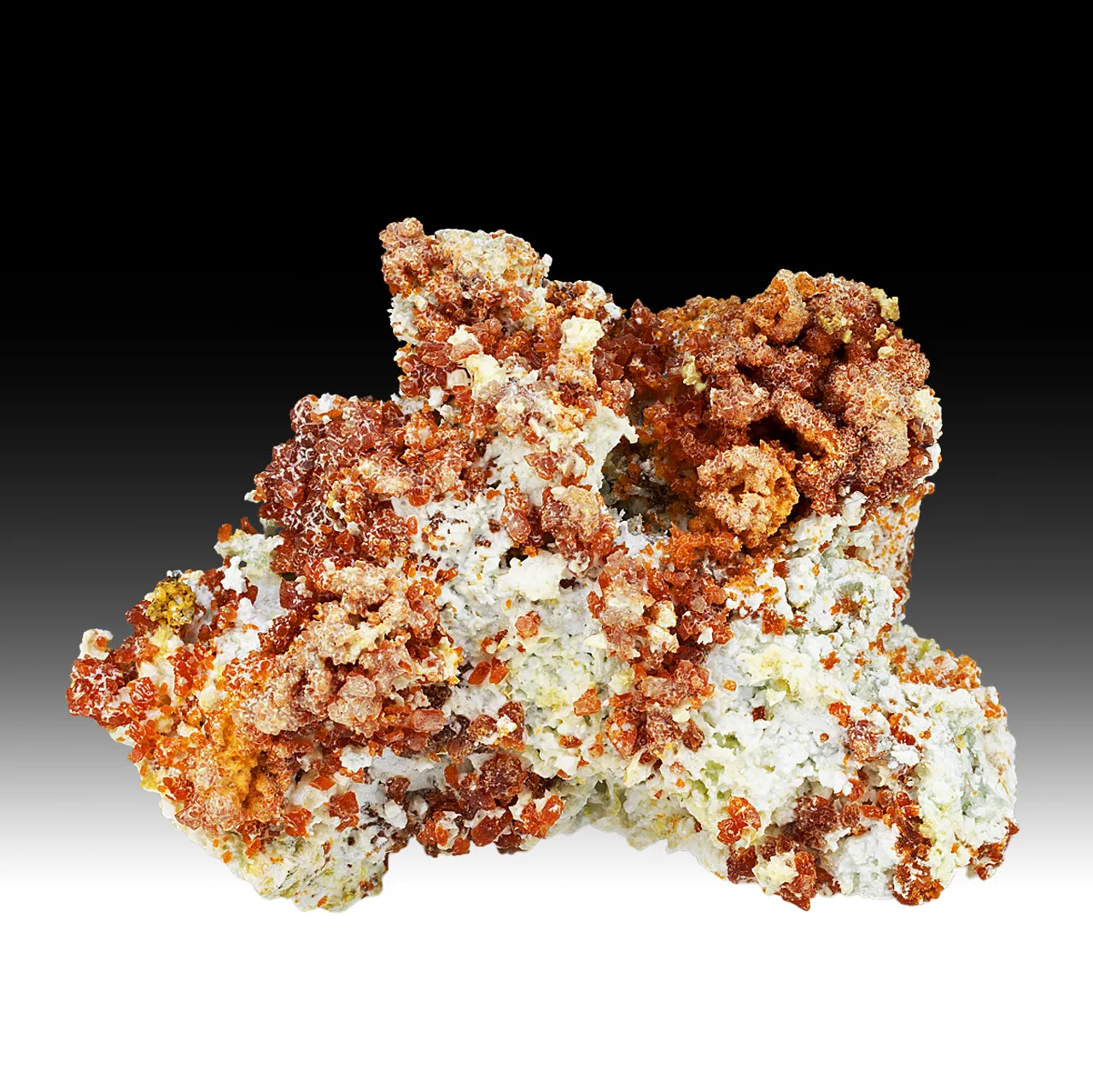 Romerite with Goslarite, Chalcanthite - image 1