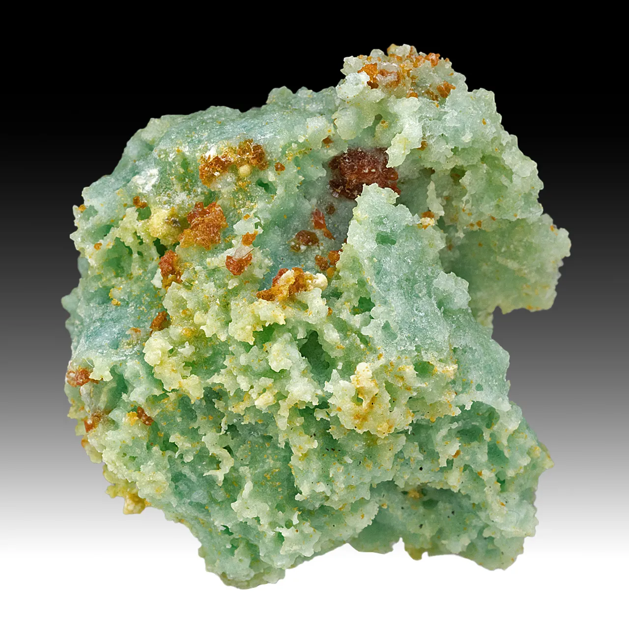 Romerite with Goslarite, Chalcanthite - image 1