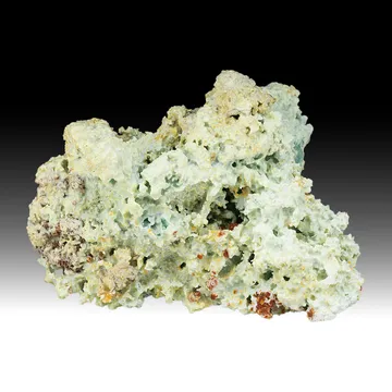 Romerite with Goslarite, Chalcanthite