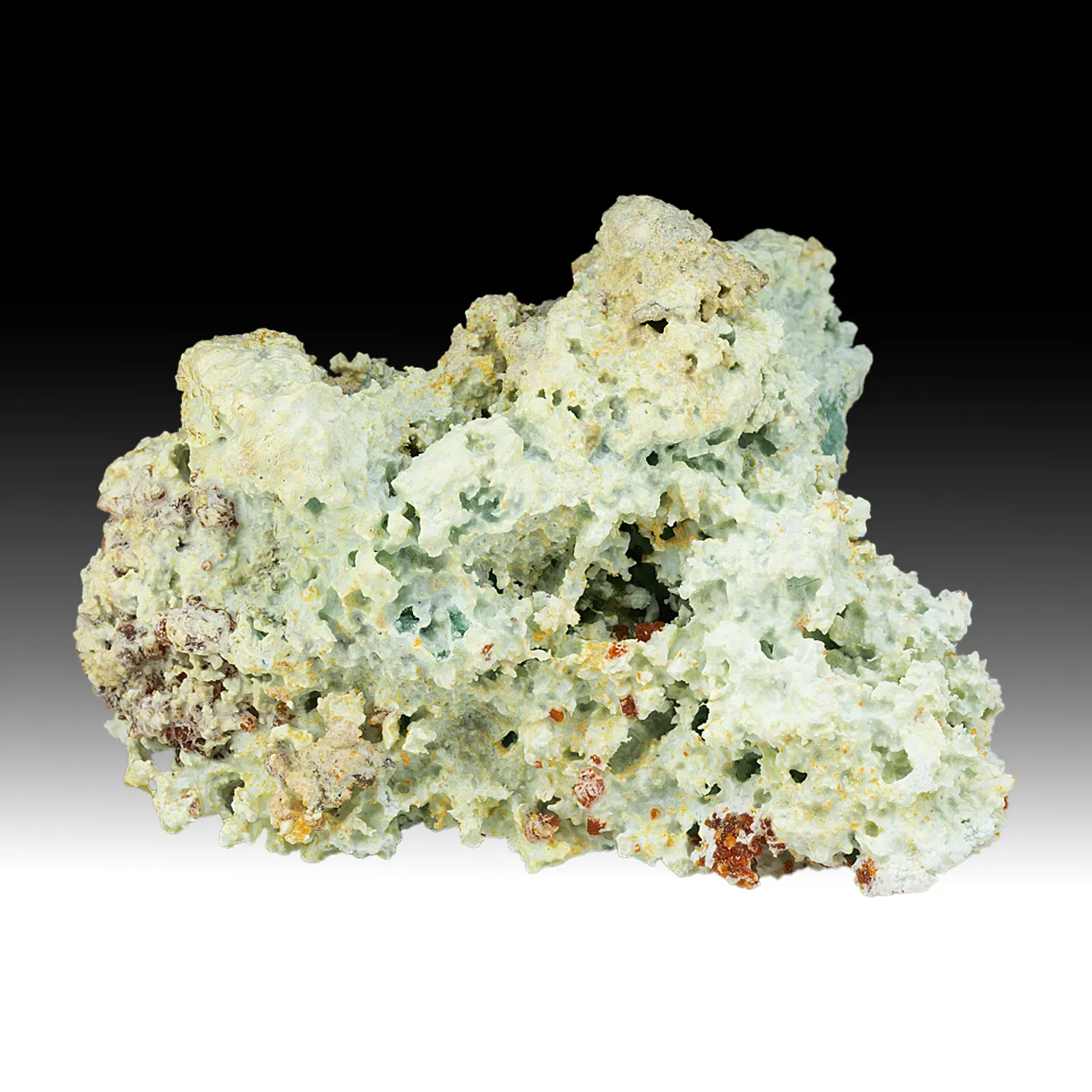 Romerite with Goslarite, Chalcanthite - image 1