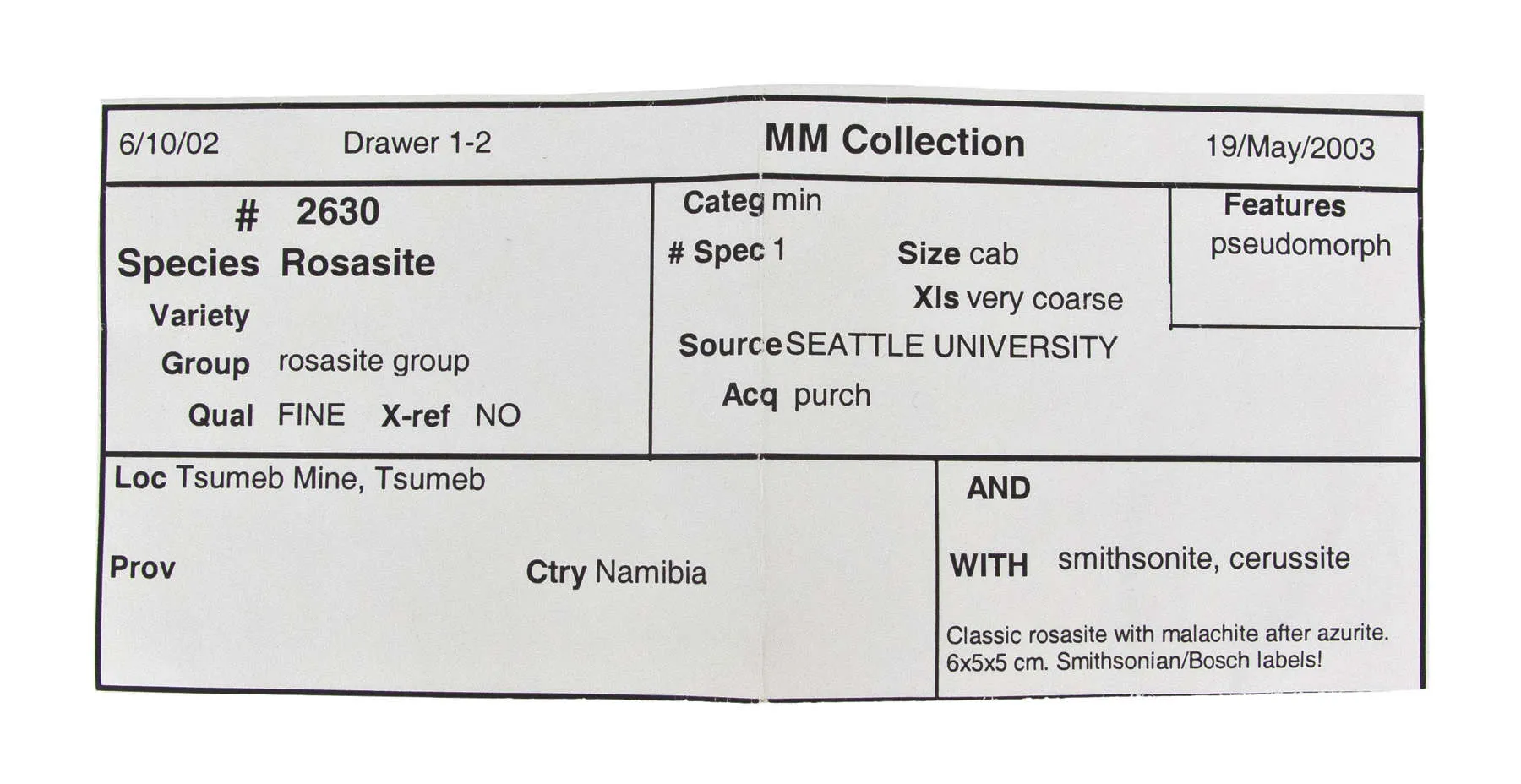 Rosasite After Malachite After Azurite With Smithsonite and Cerussite - image 8