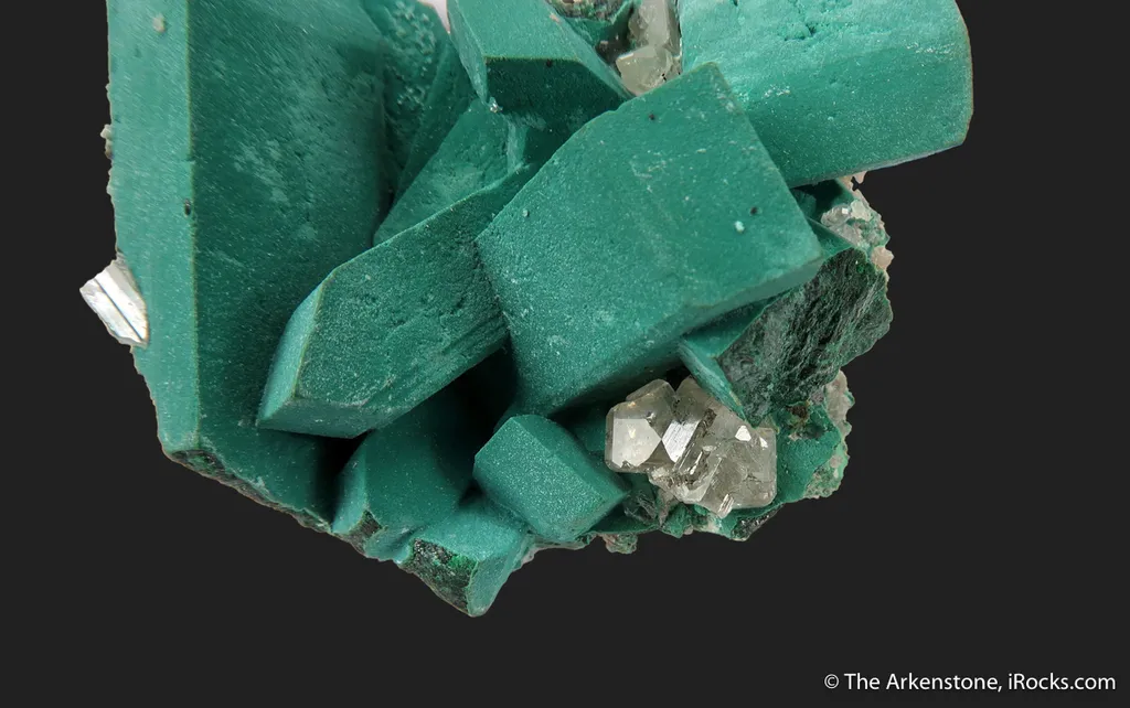Rosasite after Malachite ps. Azurite, with Cerussite - image 2
