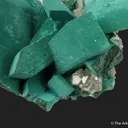 Rosasite after Malachite ps. Azurite, with Cerussite - image 7
