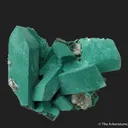 Rosasite after Malachite ps. Azurite, with Cerussite - image 6