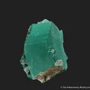 Rosasite after Malachite ps. Azurite, with Cerussite - image 3