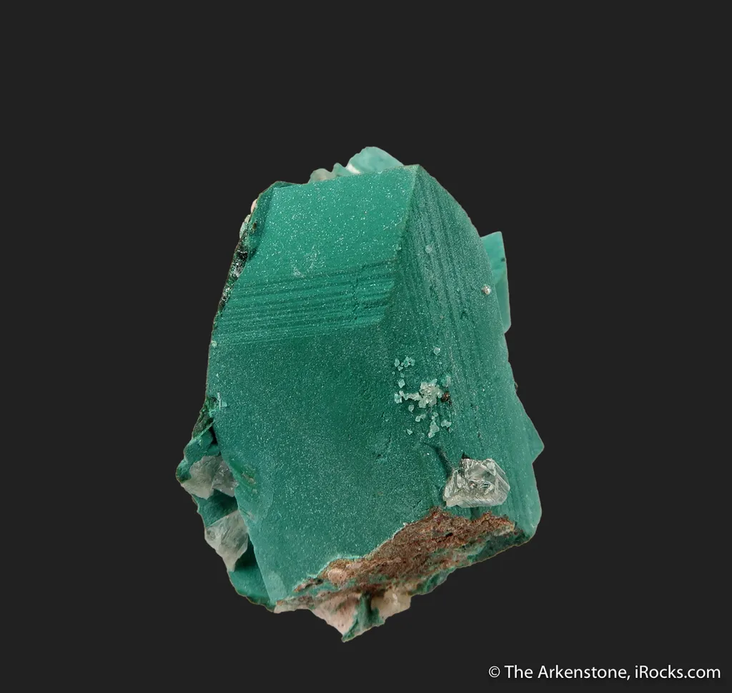 Rosasite after Malachite ps. Azurite, with Cerussite - image 8