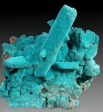Rosasite, Azurite image
