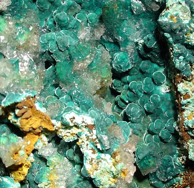 Rosasite, Calcite - image 2