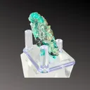 Rosasite from Mexico, Durango, Mapimí, Ojuela Mine - image 5