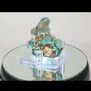 Rosasite from Mexico, Durango, Mapimí, Ojuela Mine - image 8