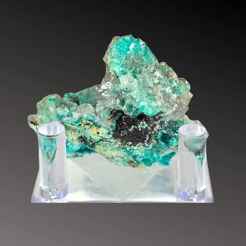 Rosasite from Mexico, Durango, Mapimí, Ojuela Mine - image 4